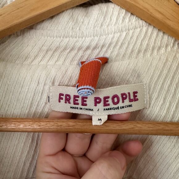 Free People Ecru Remi Shirt Jacket - Picture 3 of 10